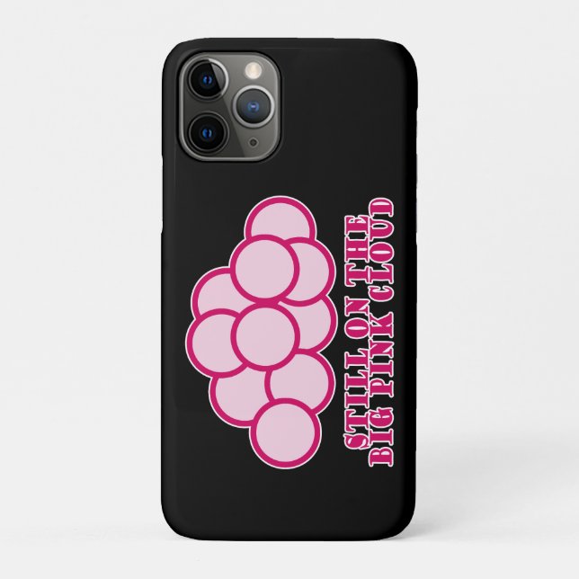 Capa Para iPhone 11 Pro Ainda na Grande Nuvem Rosa (Verso)
