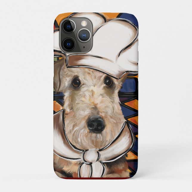 Capa Para iPhone 11 Pro Airedale Terrier (Verso)