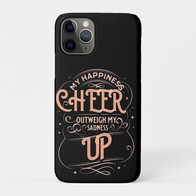 CAPA PARA IPHONE 11 PRO ALEGRIA ANIMAR (Verso)