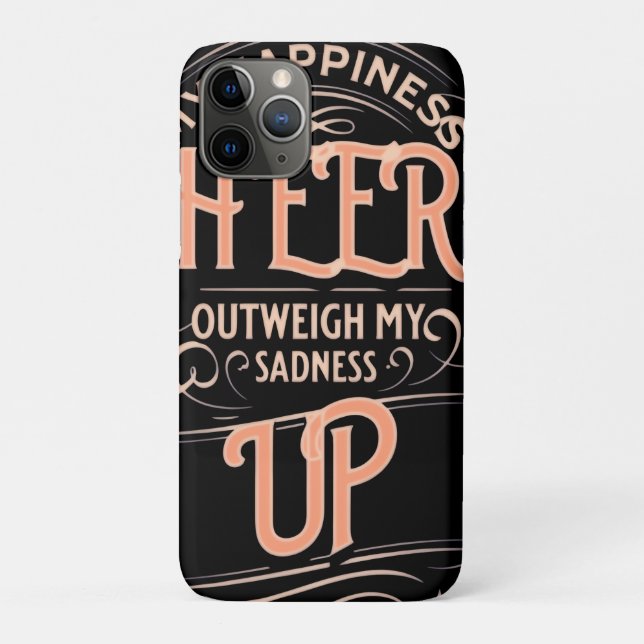 CAPA PARA IPHONE 11 PRO ALEGRIA ANIMAR (Verso)
