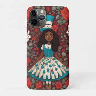 Capa Para iPhone 11 Pro Alice Negra na Terra das Maravilhas