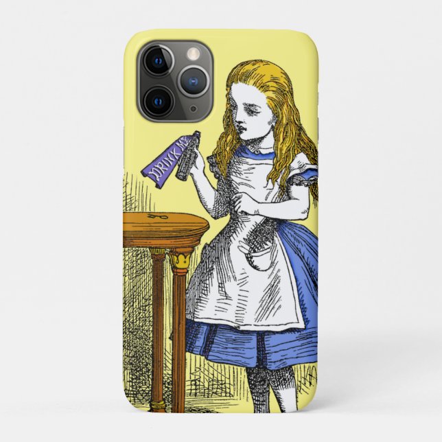 Capa Para iPhone 11 Pro Alice no País das Maravilhas (Verso)