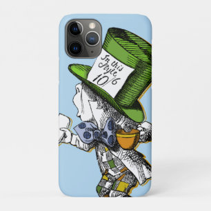Capa Para iPhone 11 Pro Alice no País das Maravilhas Chapéus Loucos