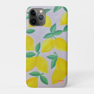 Capa Para iPhone 11 Pro Amalfi Lemon Cobrir por Olivia Molly Art