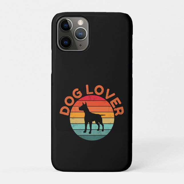 CAPA PARA iPhone 11 PRO AMANTE DE CÃES (Verso)