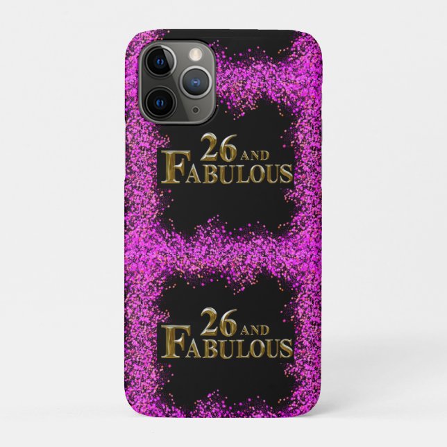 Capa Para iPhone 11 Pro Aniversário de 26 anos (Verso)