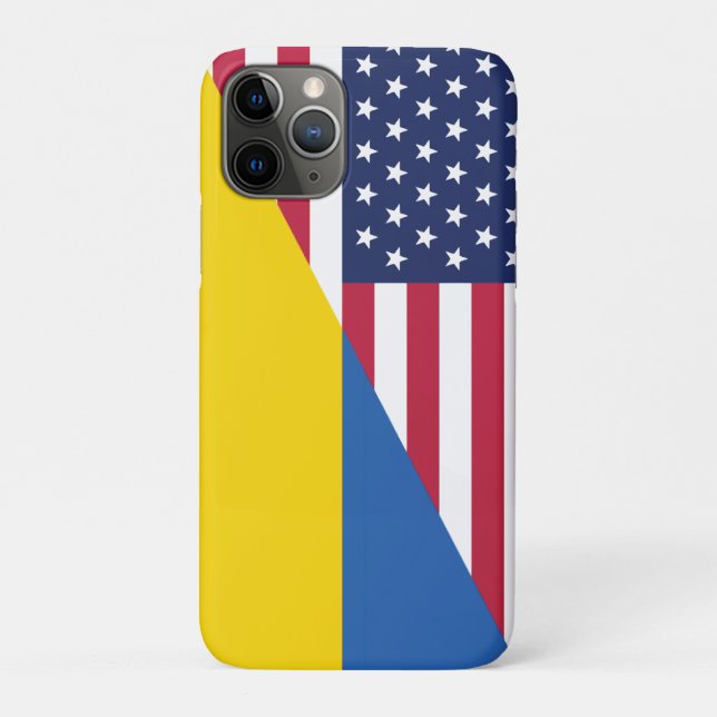 Capa Para iPhone 11 Pro Apoio americano à Ucrânia Sherpa Blanket (Verso)