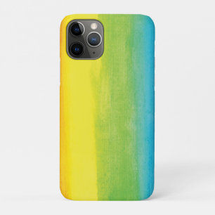 Capa Para iPhone 11 Pro Aquarela Arco-Íris Brito Brilhante Vibrante