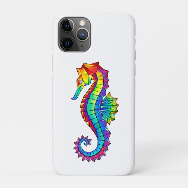 Capa Para iPhone 11 Pro Arco Arco-Arco Poligonal (Verso)