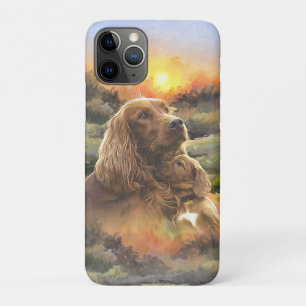 Capa Para iPhone 11 Pro Arrumador irlandês com cachorrinho