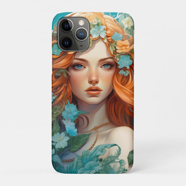 Capa Para iPhone 11 Pro Art Nouveau Aos Sí Fada (Verso)