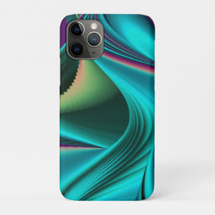 Capa Para iPhone 11 Pro Arte 3D Metálica Futurística Abstrato