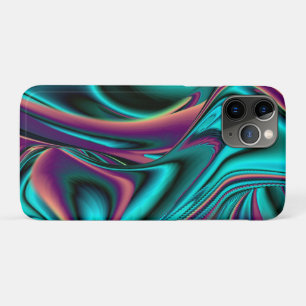 Capa Para iPhone 11 Pro Arte 3D Metálica Futurística Abstrato