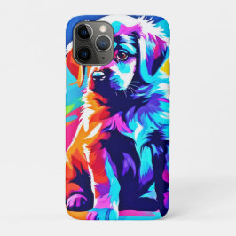 Capa Para iPhone 11 Pro Arte de Cachorro Arborizado