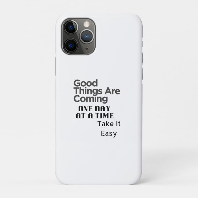 Capa Para iPhone 11 Pro arte de citação positiva (Verso)