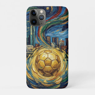 Capa Para iPhone 11 Pro Arte de Futebol de Boston 2026 Design de Estádio d