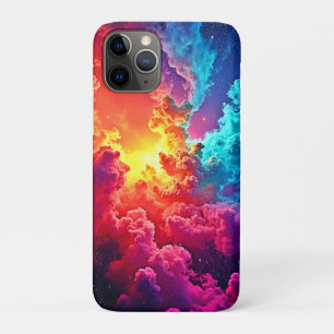 Capa Para iPhone 11 Pro Arte de Nebulosa Vibrante: Arte de Cores Cósmicas