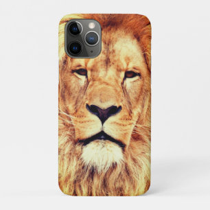 Capa Para iPhone 11 Pro Arte de Pintura Facial de Leão-17335