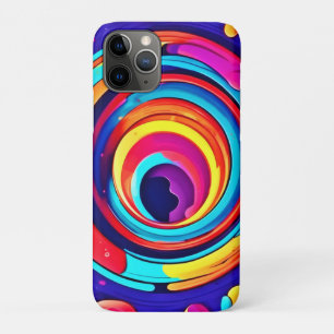 Capa Para iPhone 11 Pro Arte de Vórtice Cósmico Colorido da Nebulosa