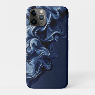 Capa Para iPhone 11 Pro Arte Emocional Azul Fumada