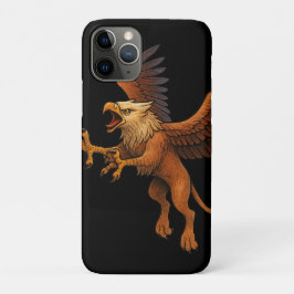 Capa Para iPhone 11 Pro Arte Fantástica do Ouro Griffin Mythology