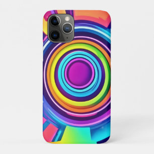 Capa Para iPhone 11 Pro Arte Psicodélica Vibrante