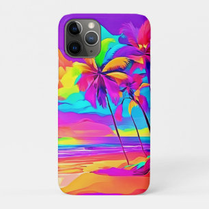 Capa Para iPhone 11 Pro Arte Tropical de Curta Vibrante