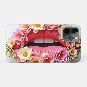 Capa Para iPhone 11 Pro Artesania de Lábios Florais