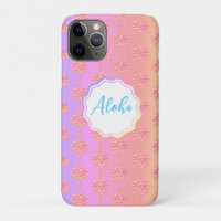 Árvore de Palma Rosa Tropical Sunset Aloha