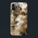 CAPA PARA iPhone 11 PRO ÁRVORES<br><div class="desc">Design de arte de árvores na floresta com ricas castanhos, brancos e cremes com picos de verde, laranja e amarelo.</div>