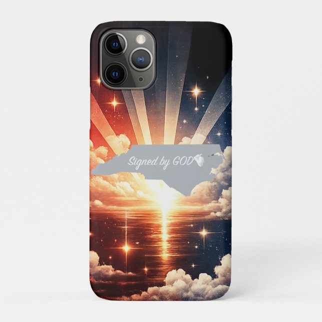 Capa Para iPhone 11 Pro Assinado por Deus (Verso)