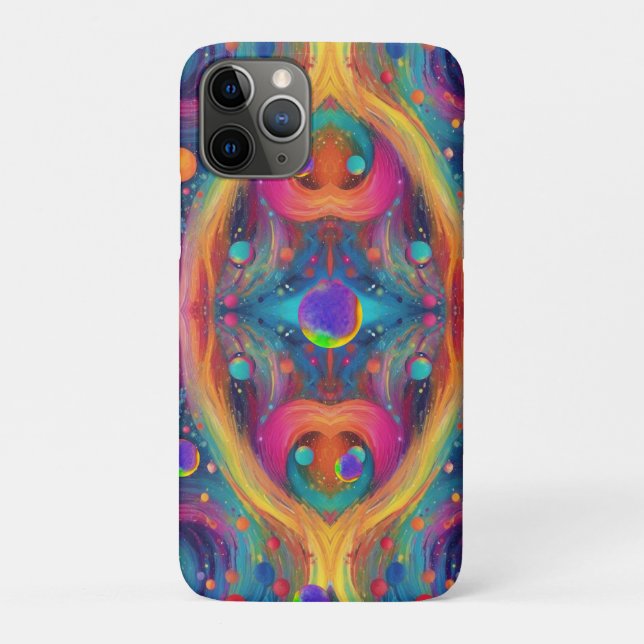 Capa Para iPhone 11 Pro Astrologia planeta espaço galáxia universo  (Verso)