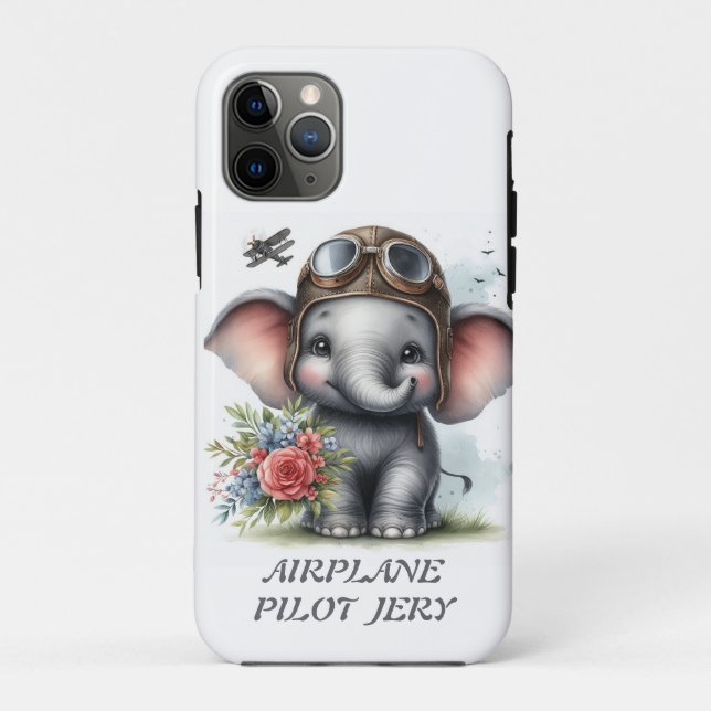 CAPA PARA iPhone 11 PRO AVIÃO PILOTO JERY (Verso)