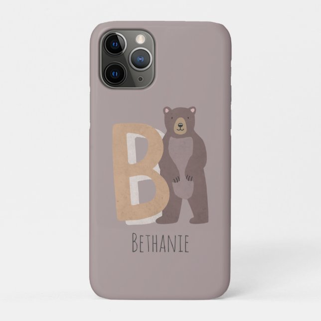 Capa Para iPhone 11 Pro B para Urso (Verso)