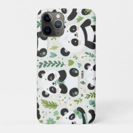 Capa Para iPhone 11 Pro Baby Panda Pattern