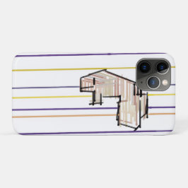 Capa Para iPhone 11 Pro Baleia beluga alegria de verão