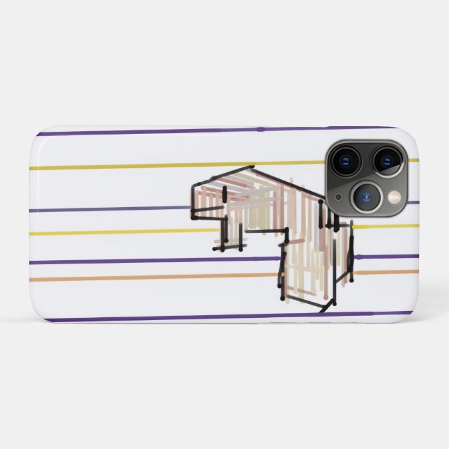 Capa Para iPhone 11 Pro Baleia beluga alegria de verão (Verso (horizontal))