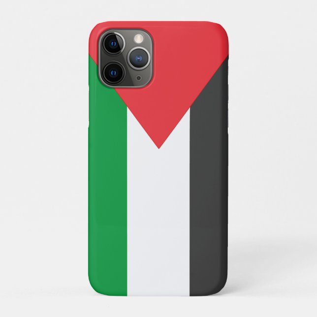 Capa Para iPhone 11 Pro Bandeira Palestina Livre sob medida (Verso)