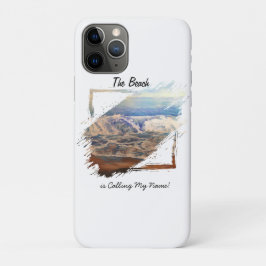 Capa Para iPhone 11 Pro Beach Waves Blue Personalize