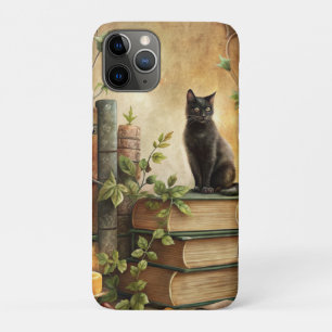 Capa Para iPhone 11 Pro Biblioteca Encantada do Gato Preto