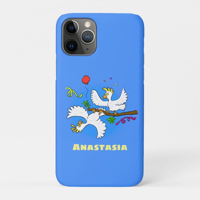 Capa Para iPhone 11 Pro Bicatuta de pássaros engraçados (Verso)