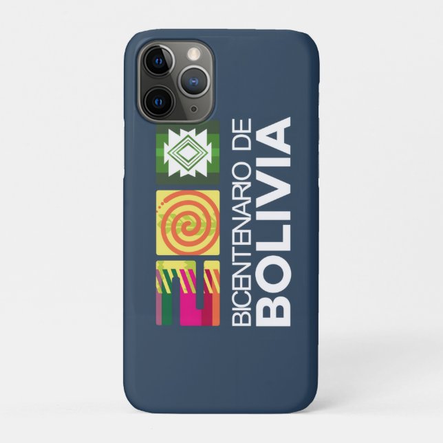 Capa Para iPhone 11 Pro bicentenário Bolívia (Verso)