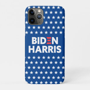 Capa Para iPhone 11 Pro Biden / Harris White Stars - Padrão Azul