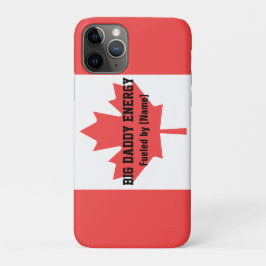 Capa Para iPhone 11 Pro Big Pai Energy Canada Mapeando Folha Alimentada Po