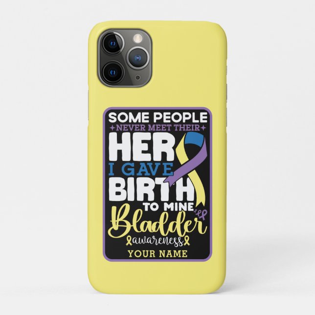 Capa Para iPhone 11 Pro Bladder warrior Some People Never Meet Their Hero (Verso)
