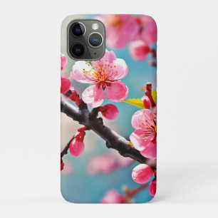 Capa Para iPhone 11 Pro Blooming Cherry Blossoms em Primavera