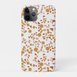 Capa Para iPhone 11 Pro Blush Dourado terrazzo Minúsculo iPho Mate-Casos