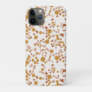 Capa Para iPhone 11 Pro Blush Dourado terrazzo Minúsculo iPho Mate-Casos