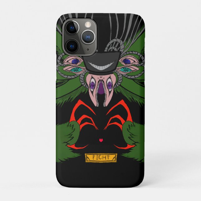 Capa Para iPhone 11 Pro Body de Bebê Monstro de Arte Sombria Única (Verso)