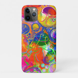 Capa Para iPhone 11 Pro Bola de Disco Eletricidade Arte Fluida
